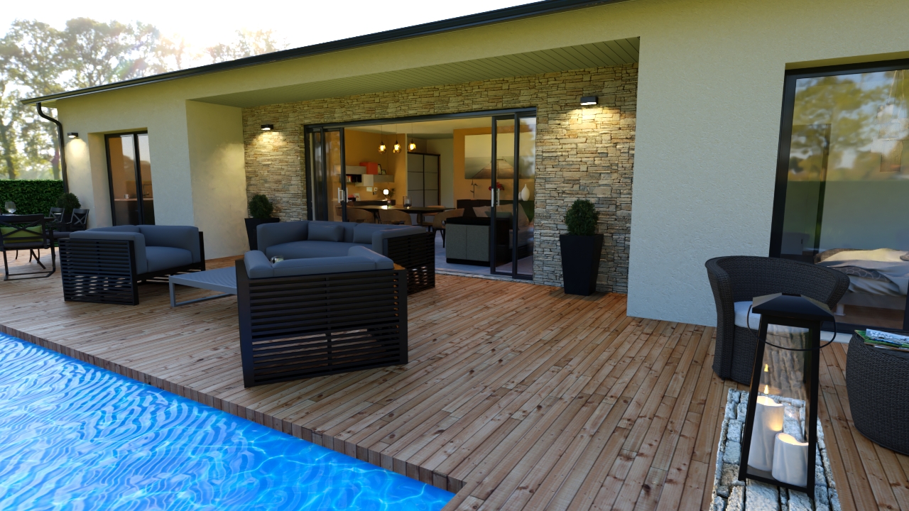 Image illustrative du produit : Maison neuve 150 m² – 4 chambres à proximité de Bordeaux (33)